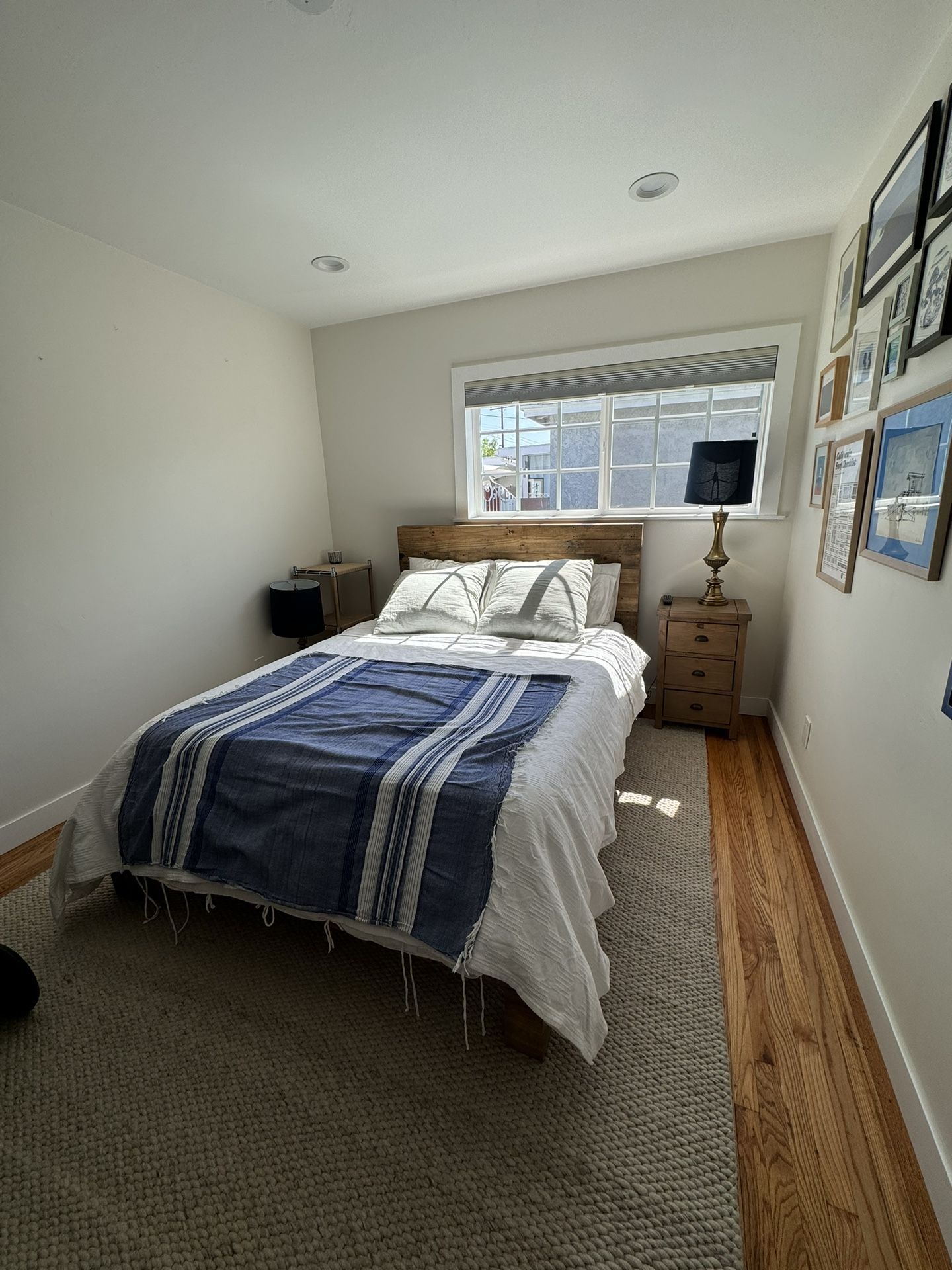 west elm anton bed frame - queen