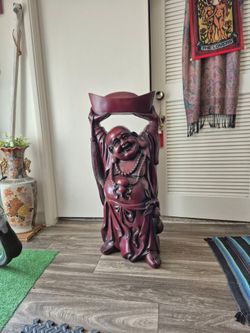 36" Large Laughing Buddha Statue