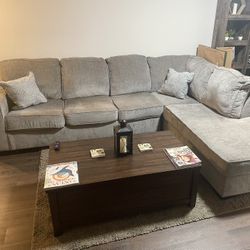 Altari 2-Piece L-Shaped Sectional with Chaise, Light Grey