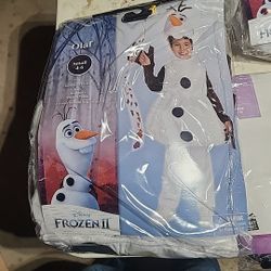 NEW  DISNEY FROZEN ll OLAF COSTUME 