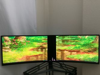 49” Curved Ultrawide Monitor FOR PARTS / Cracked Screen