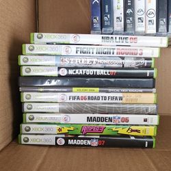 XBox 360 Used Game Lot
