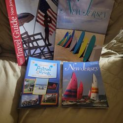 Lot Of 4 New Jersey Travel Guide Magazines Used