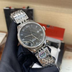 Tissot Le Locle Automatic PowerMat 80 Black Dial SS Watch - Like New