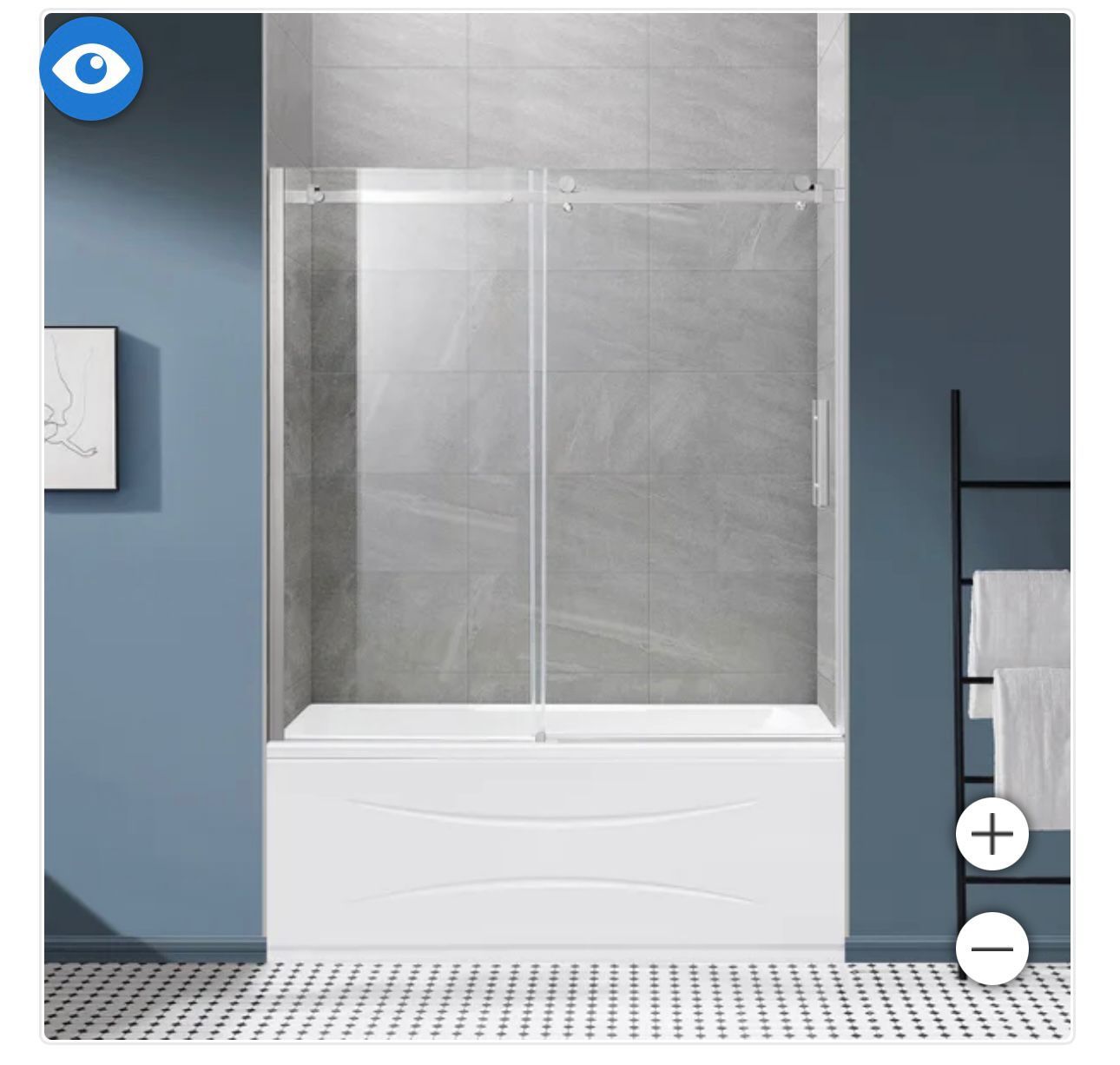 OVE Decors Kelsey 60" Tub Door