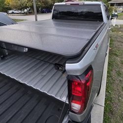 Brand New 4-Fold 5.5FT FRP Hard Tonneau Cover For 2015-2026 Ford F-150 F150 Truck Bed