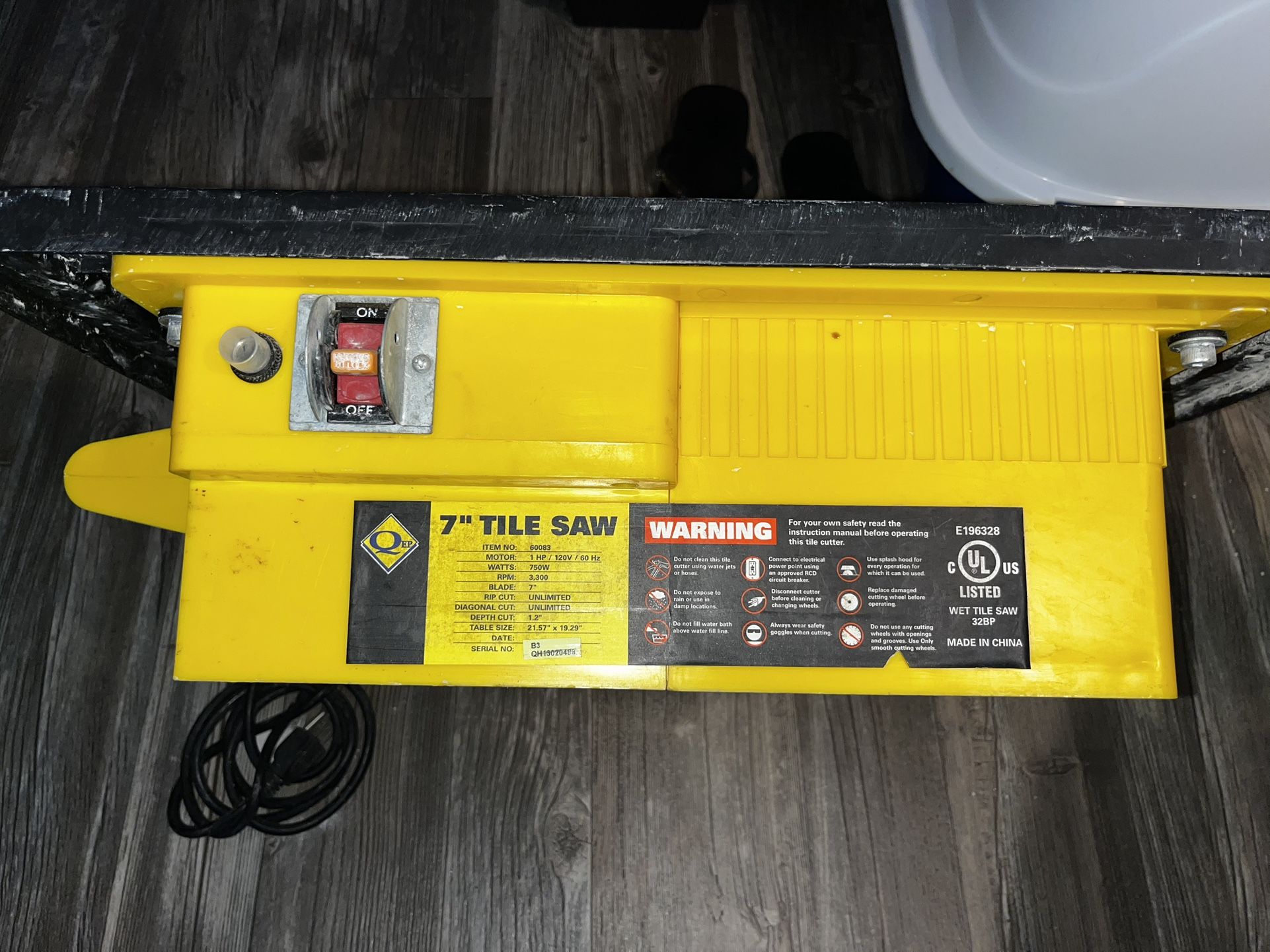 QEP 7 Inch Tile Saw