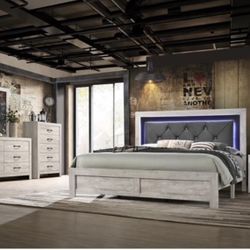 Brand  New  Bedroom  Set In Queen  In Stock Fast Delivery  Or Pick  