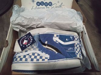 Vans x LA Dodgers Sk8-Hi Checkerboard Sneakers size 10 men