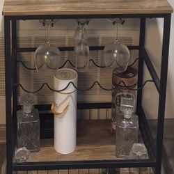 Wine Rack Console Table