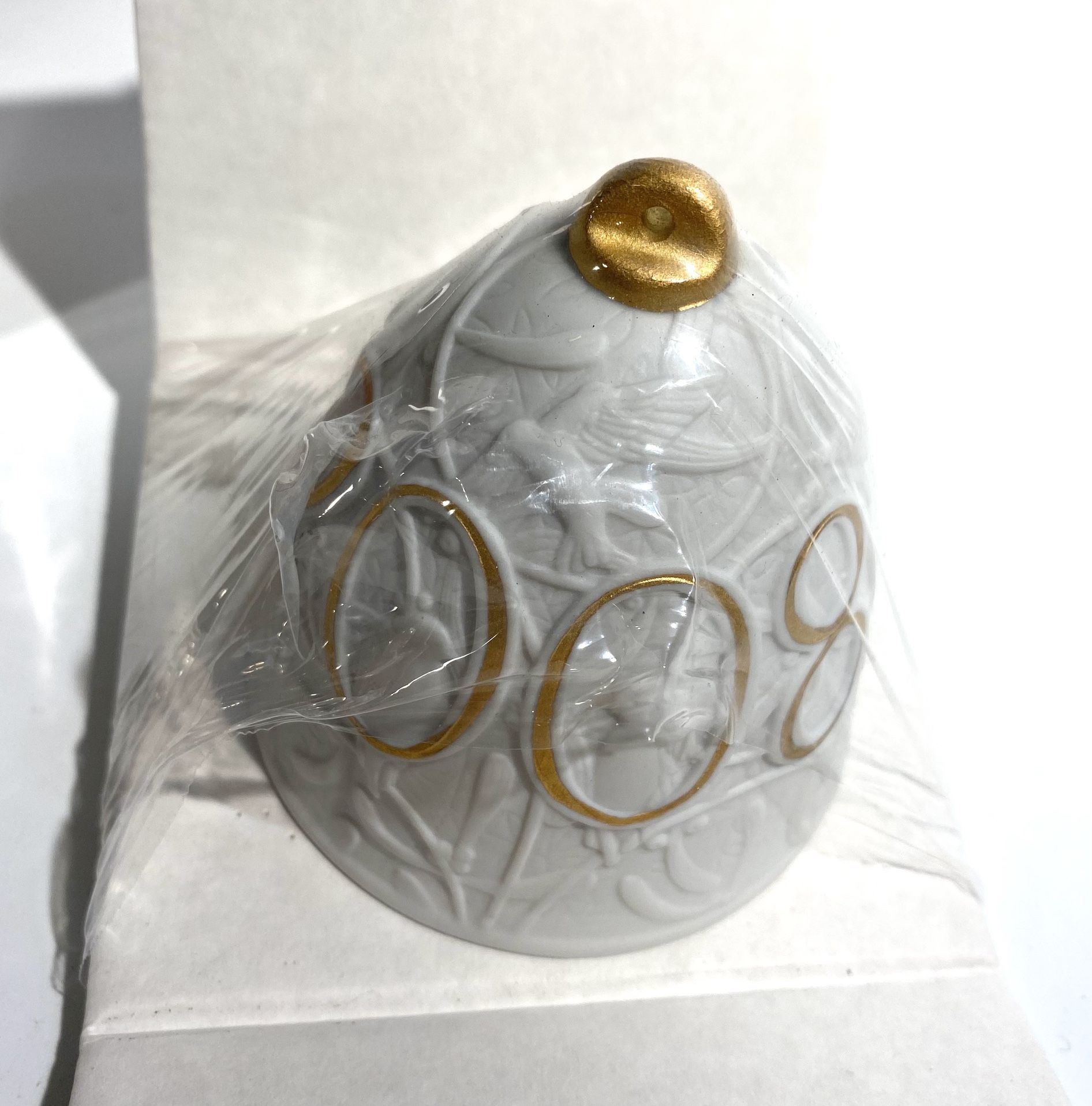 LLADRO Retired 2008 Re-Deco Christmas Bell 01007140 New in Box