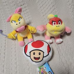 Mario Bros Stuffed Animals 