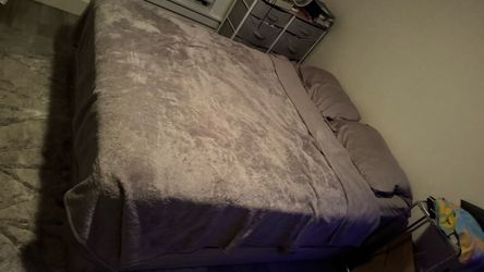 Queen size mattress with bottom frame. No headboard