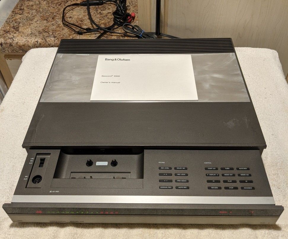 Bang and Olufsen Beocord Cassette Tape Deck Player Recorder
