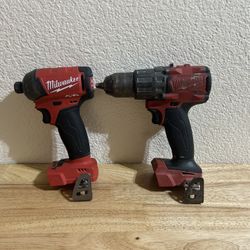 Milwaukee M18 Fuel Impact Driver And Hammer Drill Driver Tool Only