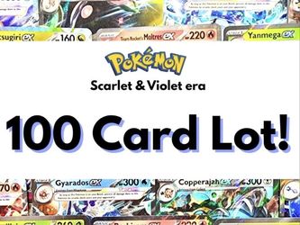POKEMON CARD LOT | 100 CARDS WITH GUARANTEED HITS!!