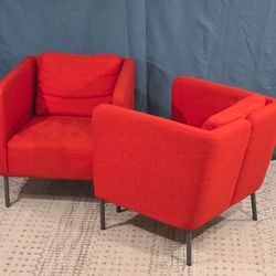 Accent Chairs - Ikea EKERÖ RedOrange