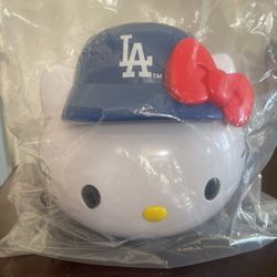 Unopened Dodgers Hello Kitty Popcorn Holder from Dodger Stadium