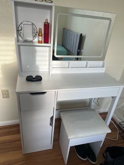 White Vanity