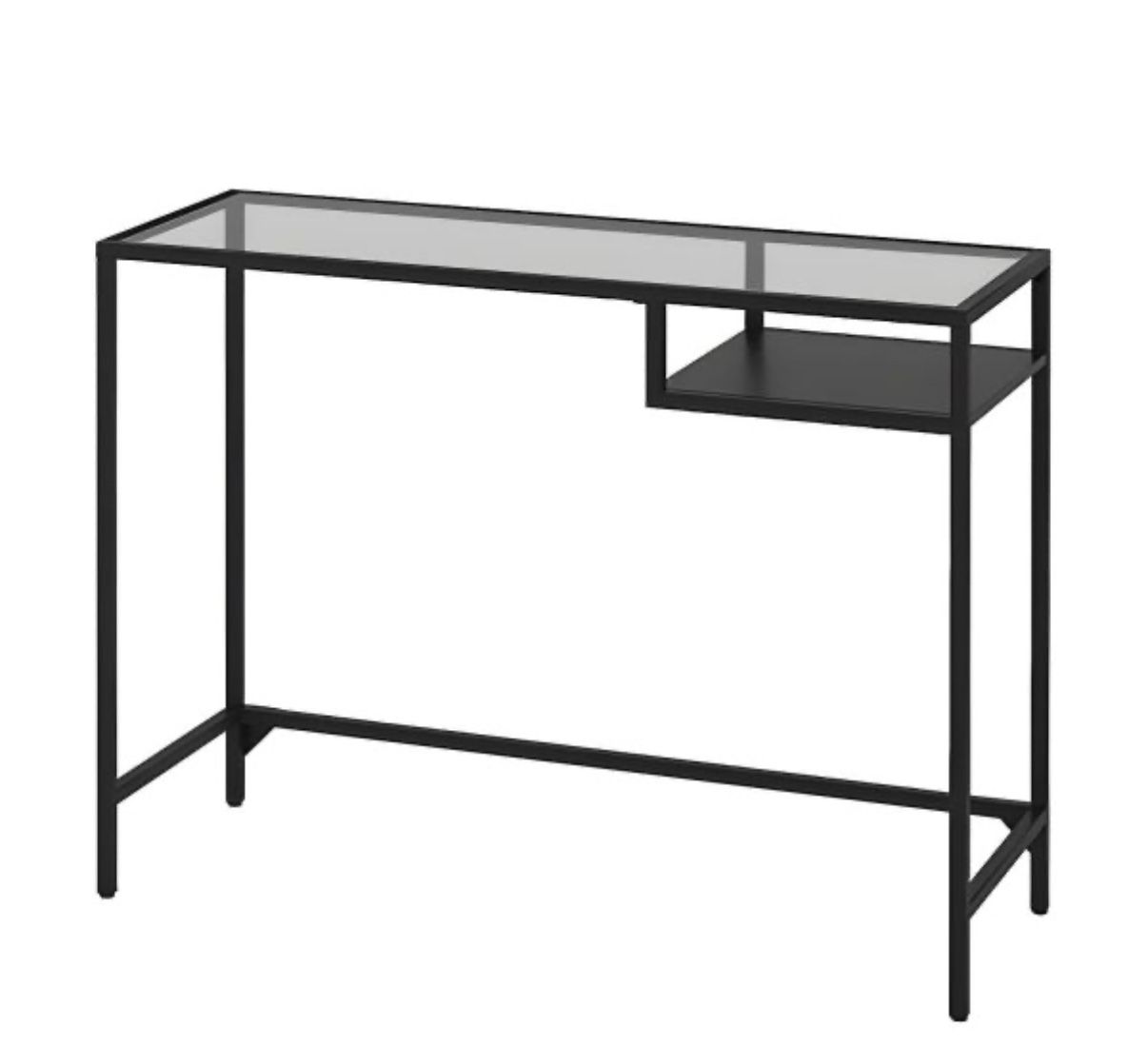 Black Vittsjo Ikea Glass Desk
