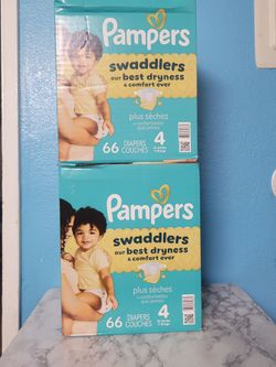 Pampers Size #4.  $25 Each