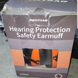 PROTEAR Digital AM FM Radio Headphones, 25dB NRR Ear Protection Safety Ear Muffs

