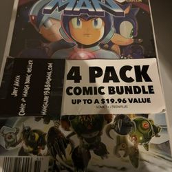 Megaman 4 Pack Comic Bundle 