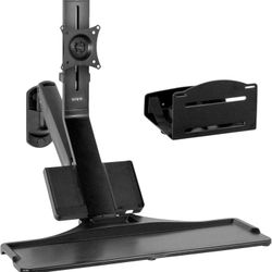 Vivo Sit-Stand Monitor and Keyboard Wall Mount