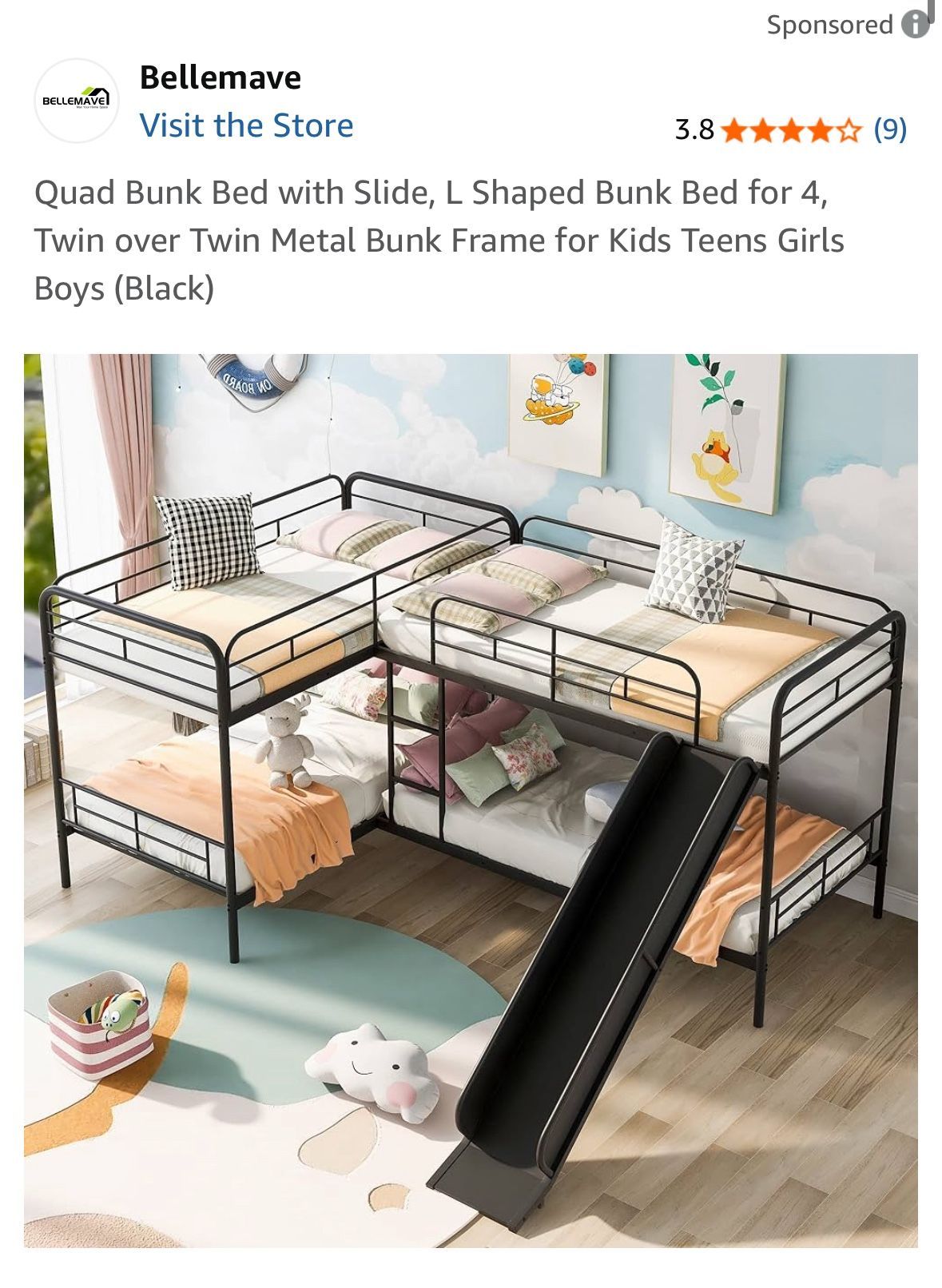 4 Bed Bunk Bed (twin)