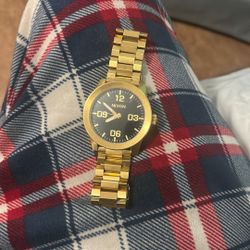 Stainless Steel Nixon Golden Watch For Men 