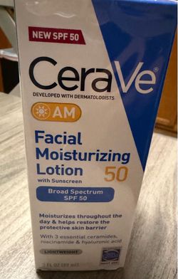 CeraVe AM Facial Moisturizing Lotion SPF 50
