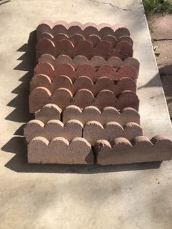 20’ Clay Edgers $5 for ALL  Near 40th st & Greenway