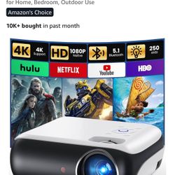 1080P Bluetooth projector