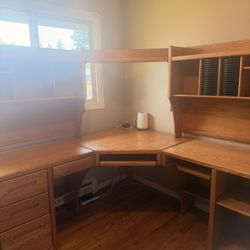 Solid Wood Corner Desk