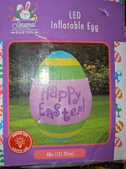 Inflatable LED Easter Egg