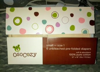 OsoCozy Prefolded Diapers