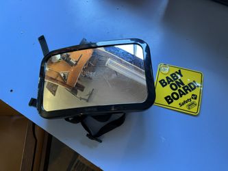 Baby Mirror For Car Headrest And Sign