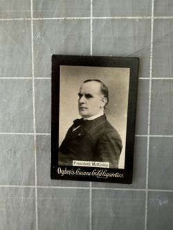 1901 Ogden's Guinea Gold Cigarette Card William McKinley