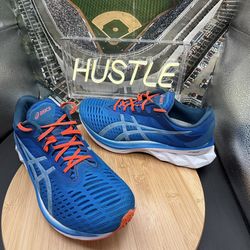 Men's Asics Novablast ‘Tuna Blue’ Running Shoe Sz 9.5