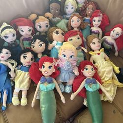 Disney Plush 15.00 Each