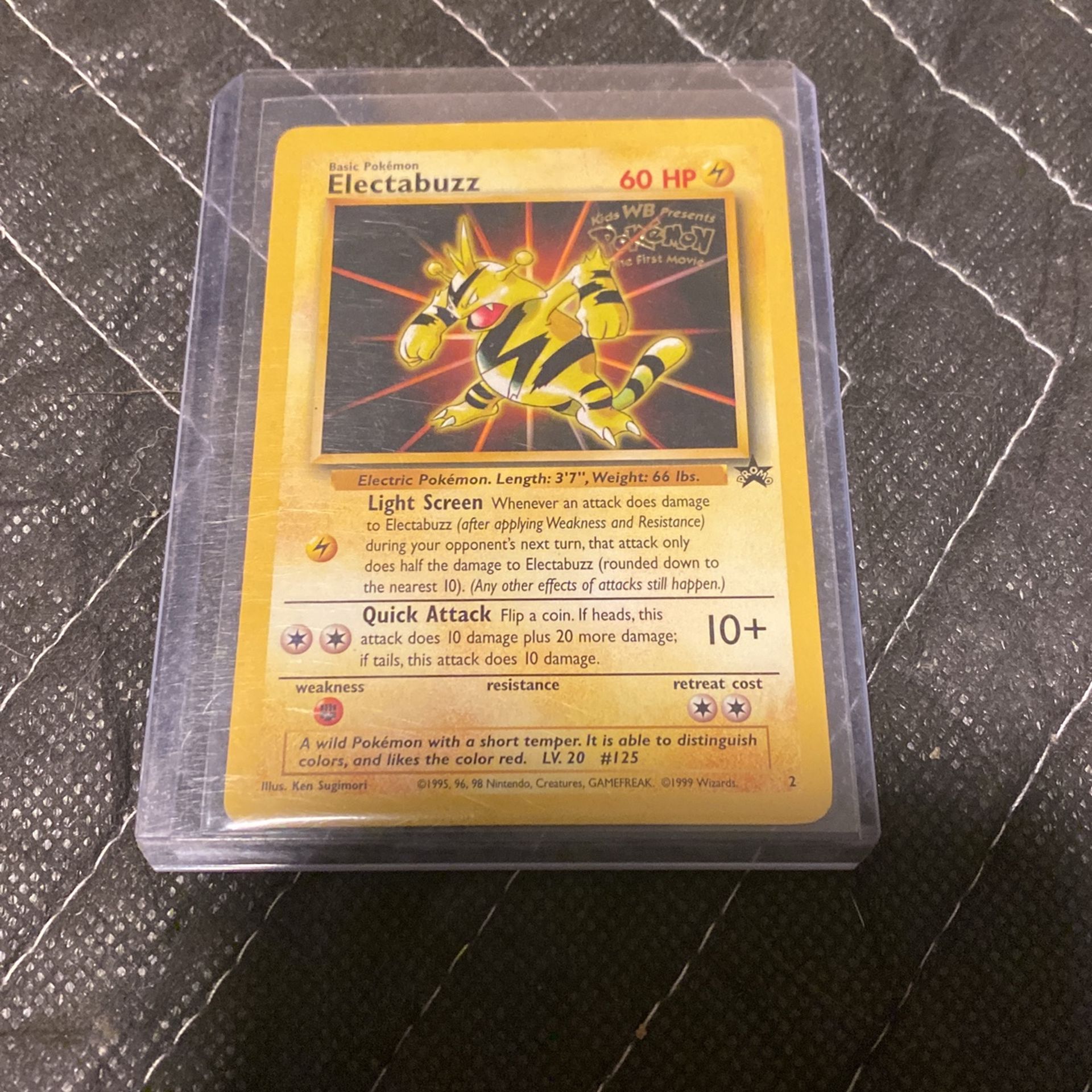 Electabuzz Pokémon Card 125 First Movie
