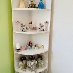 White Corner Shelf