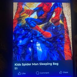 Kids Spider Nan Sleeping bag
