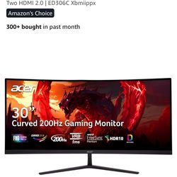 Ace Nitro 29.5” Curved Monitor 2560x1080 ED306X