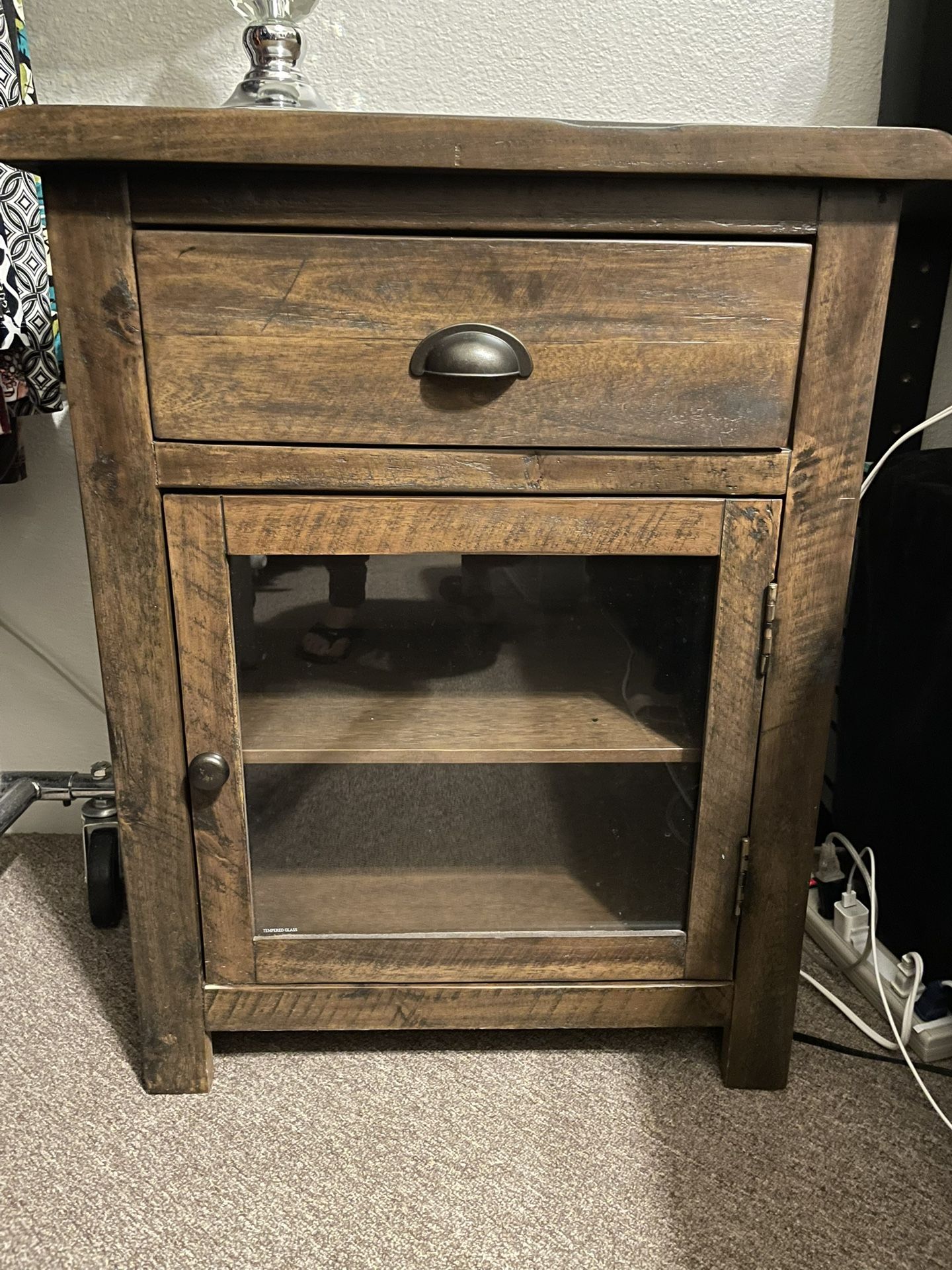 CABINET END TABLE NIGHTSTAND
