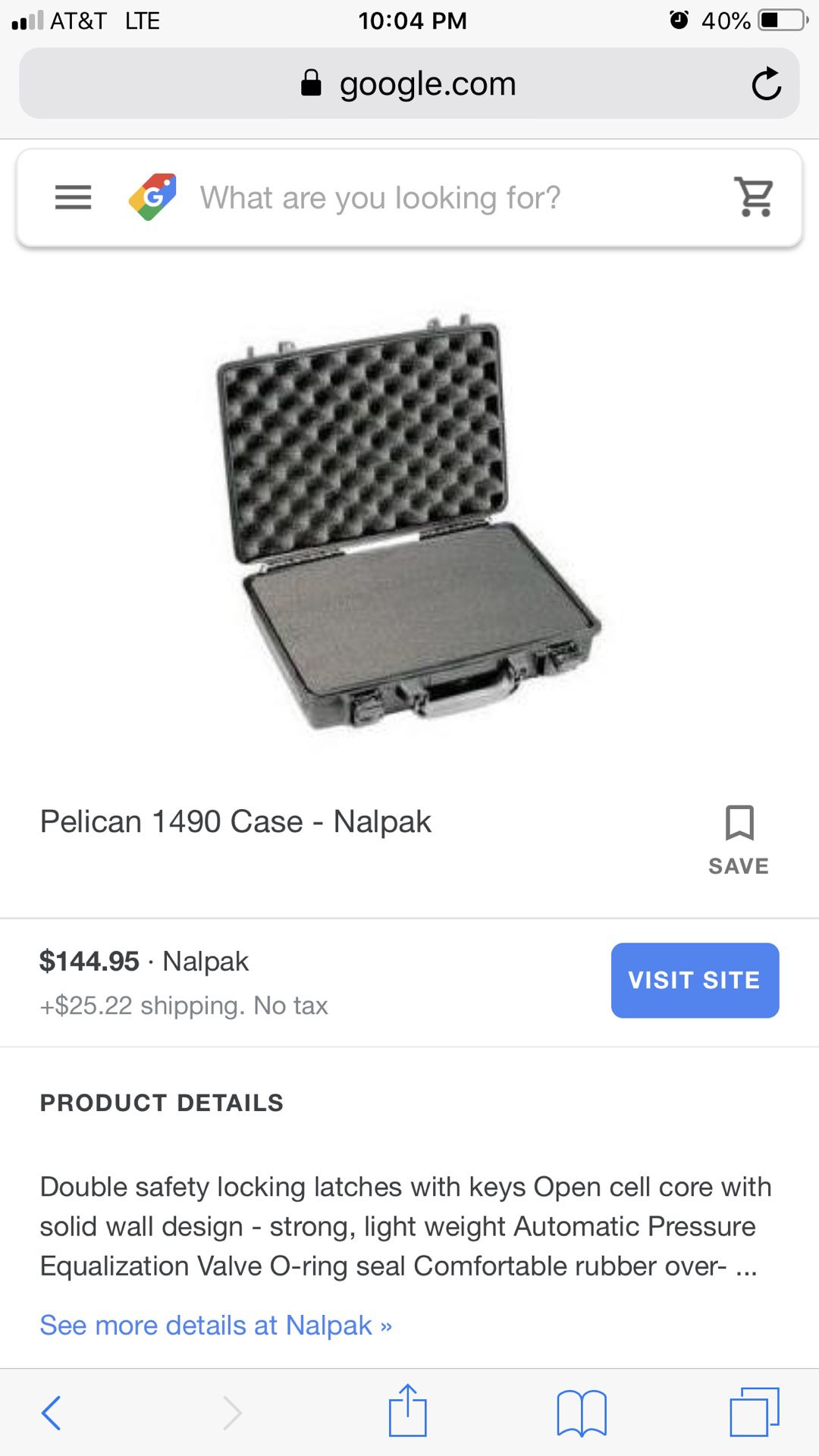 Pelican 1490 Case