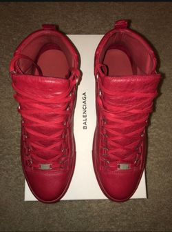  Balenciaga red sneakers