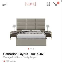 Catherine Layout Headboard - 90" X 46"