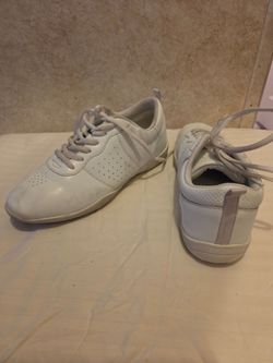 Girl cheer practice shoes