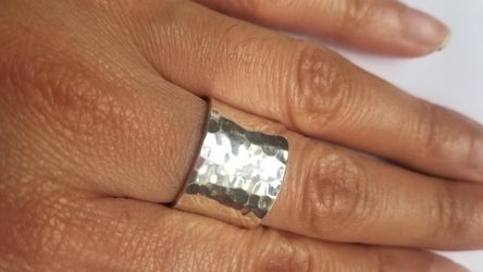 Ring Band Width 15 MM width # 7Anillo Banda Ancho 15 MM de ancho # 7